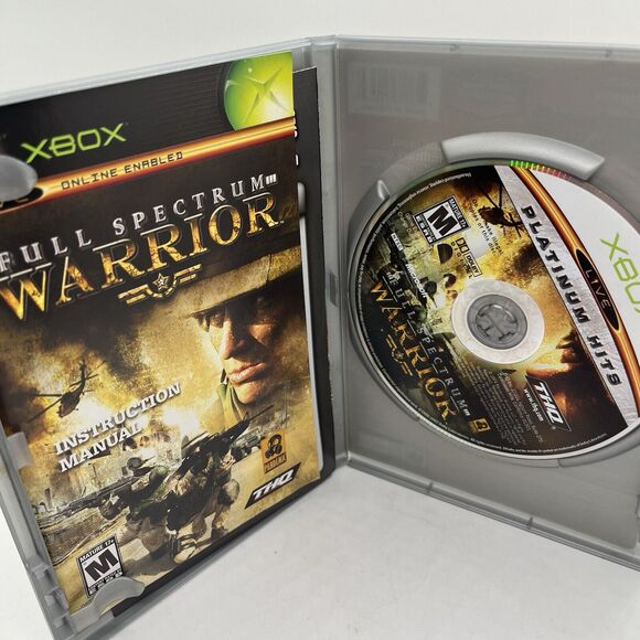 Full Spectrum Warrior (Microsoft Xbox, 2004) Complete with Manual Tested - Picture 9 of 9